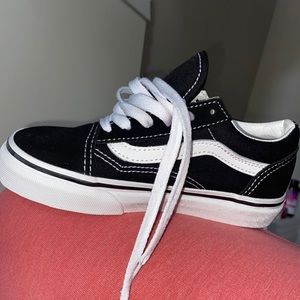 Classic black and white vans
